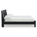  Size_Full  -- Danziar B1013B19 Full Slat Panel Bed IMAGE 3