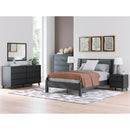  Size_Full  -- Danziar B1013B19 Full Slat Panel Bed IMAGE 7