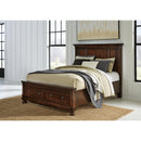  Size_Queen  -- Millennium Porter Panel Bed with Storage IMAGE 2