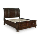  Size_Queen  -- Millennium Porter Queen Sleigh Bed with Storage IMAGE 4