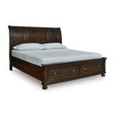  Size_King  -- Porter B697B45 King Sleigh Storage Bed IMAGE 1
