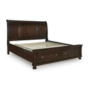  Size_King  -- Porter B697B45 King Sleigh Storage Bed IMAGE 4
