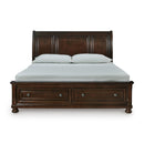  Size_California King  -- Porter B697B47 California King Sleigh Storage Bed IMAGE 2