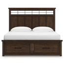  Size_King -- Taffenbrook B849B4 King Panel Storage Bed IMAGE 3