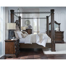  Size_California King  -- Maylee B947B11 California King Canopy Bed IMAGE 11
