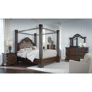  Size_California King  -- Maylee B947B11 California King Canopy Bed IMAGE 13