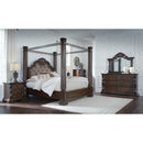  Size_California King  -- Maylee B947B11 California King Canopy Bed IMAGE 14