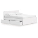  Size_King  -- Onita EB9630B21 King Panel Platform Bed with 2 Side Storage IMAGE 2