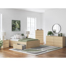  Size_Full  -- Onita EB9632B8 Full Platform Bed with 1 Side Storage IMAGE 9