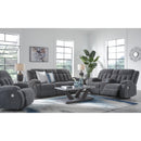  Manufacturer Color_Steel  -- Signature Design by Ashley Observation Power Rocker Fabric Recliner IMAGE 11