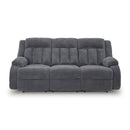  Manufacturer Color_Steel  -- Signature Design by Ashley Observation Power Reclining Fabric Sofa IMAGE 3