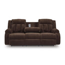  Manufacturer Color_Chocolate  -- Observation PC2140699 Reclining Power Sofa with Drop Down Table IMAGE 3