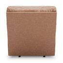  Manufacturer Color_Caramel  -- Signature Design by Ashley WillowBend Rocker Leather Look Recliner IMAGE 4