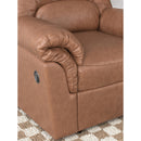  Manufacturer Color_Caramel  -- Signature Design by Ashley WillowBend Rocker Leather Look Recliner IMAGE 6