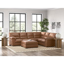  Manufacturer Color_Caramel  -- Signature Design by Ashley WillowBend Leather Look 3 pc Sectional IMAGE 4