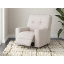  Manufacturer Color_Stone  -- Signature Design by Ashley Larimer Rocker Fabric Recliner IMAGE 7