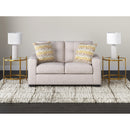  Manufacturer Color_Stone  -- Signature Design by Ashley Larimer Stationary Fabric Loveseat IMAGE 5