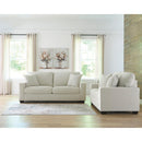  Manufacturer Color_Ivory  -- Signature Design by Ashley Greenbriar Stationary Fabric Loveseat IMAGE 5