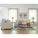  Manufacturer Color_Ivory  -- Signature Design by Ashley Greenbriar Stationary Fabric Loveseat IMAGE 7