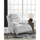  Manufacturer Color_Alloy  -- Signature Design by Ashley Falls Fabric Recliner with Wall Recline IMAGE 6