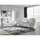  Manufacturer Color_Alloy  -- Signature Design by Ashley Falls Power Reclining Fabric Loveseat with Console IMAGE 19