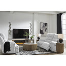  Manufacturer Color_Alloy  -- Signature Design by Ashley Falls Power Reclining Fabric Sofa IMAGE 19