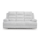  Manufacturer Color_Alloy  -- Signature Design by Ashley Falls Power Reclining Fabric Sofa IMAGE 2