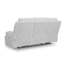  Manufacturer Color_Alloy  -- Signature Design by Ashley Falls Power Reclining Fabric Sofa IMAGE 4