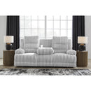  Manufacturer Color_Alloy  -- Signature Design by Ashley Falls Power Reclining Fabric Sofa IMAGE 7