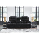  Manufacturer Color_Onyx  -- Rhine Falls PC4280599 Reclining Power Sofa with Drop Down Table IMAGE 5