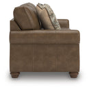  Manufacturer Color_Earth  -- Signature Design by Ashley Chasemore Stationary Leather Look Sofa IMAGE 3
