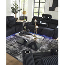  Manufacturer Color_Black  -- Signature Design by Ashley Forest Lake Power Fabric Recliner IMAGE 12