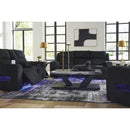  Manufacturer Color_Black  -- Signature Design by Ashley Forest Lake Power Reclining Fabric Sofa IMAGE 13