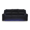  Manufacturer Color_Black  -- Signature Design by Ashley Forest Lake Power Reclining Fabric Sofa IMAGE 3