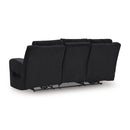  Manufacturer Color_Black  -- Signature Design by Ashley Forest Lake Power Reclining Fabric Sofa IMAGE 4
