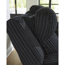  Manufacturer Color_Black  -- Signature Design by Ashley Forest Lake Power Reclining Fabric Sofa IMAGE 8