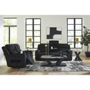  Manufacturer Color_Black  -- Signature Design by Ashley Forest Lake Power Reclining Fabric Loveseat with Console IMAGE 15