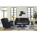  Manufacturer Color_Black  -- Signature Design by Ashley Forest Lake Power Reclining Fabric Loveseat with Console IMAGE 18