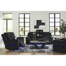  Manufacturer Color_Black  -- Signature Design by Ashley Forest Lake Power Reclining Fabric Loveseat with Console IMAGE 19