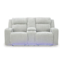  Manufacturer Color_Alloy  -- Forest Lake PC6420318 Power Reclining Loveseat with Console and Adjustable Headrest IMAGE 4