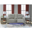  Manufacturer Color_Alloy  -- Forest Lake PC6420318 Power Reclining Loveseat with Console and Adjustable Headrest IMAGE 8