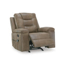  Manufacturer Color_Earth  -- Stockworth Rocker Leather Look Recliner IMAGE 2