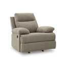  Manufacturer Color_Mocha  -- Signature Design by Ashley Side Swipe Rocker Fabric Recliner IMAGE 1