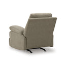  Manufacturer Color_Mocha  -- Signature Design by Ashley Side Swipe Rocker Fabric Recliner IMAGE 4