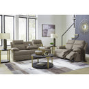  Manufacturer Color_Mocha  -- Signature Design by Ashley Side Swipe Reclining Fabric Loveseat IMAGE 16