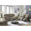  Manufacturer Color_Mocha  -- Signature Design by Ashley Side Swipe Reclining Fabric Loveseat IMAGE 19