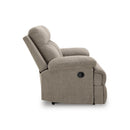  Manufacturer Color_Mocha  -- Signature Design by Ashley Side Swipe Reclining Fabric Loveseat IMAGE 4