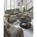  Manufacturer Color_Mocha  -- Signature Design by Ashley Side Swipe Stationary Fabric Sofa IMAGE 12