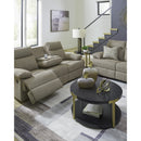 Manufacturer Color_Mocha  -- Signature Design by Ashley Side Swipe Stationary Fabric Sofa IMAGE 13