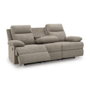  Manufacturer Color_Mocha  -- Signature Design by Ashley Side Swipe Stationary Fabric Sofa IMAGE 2